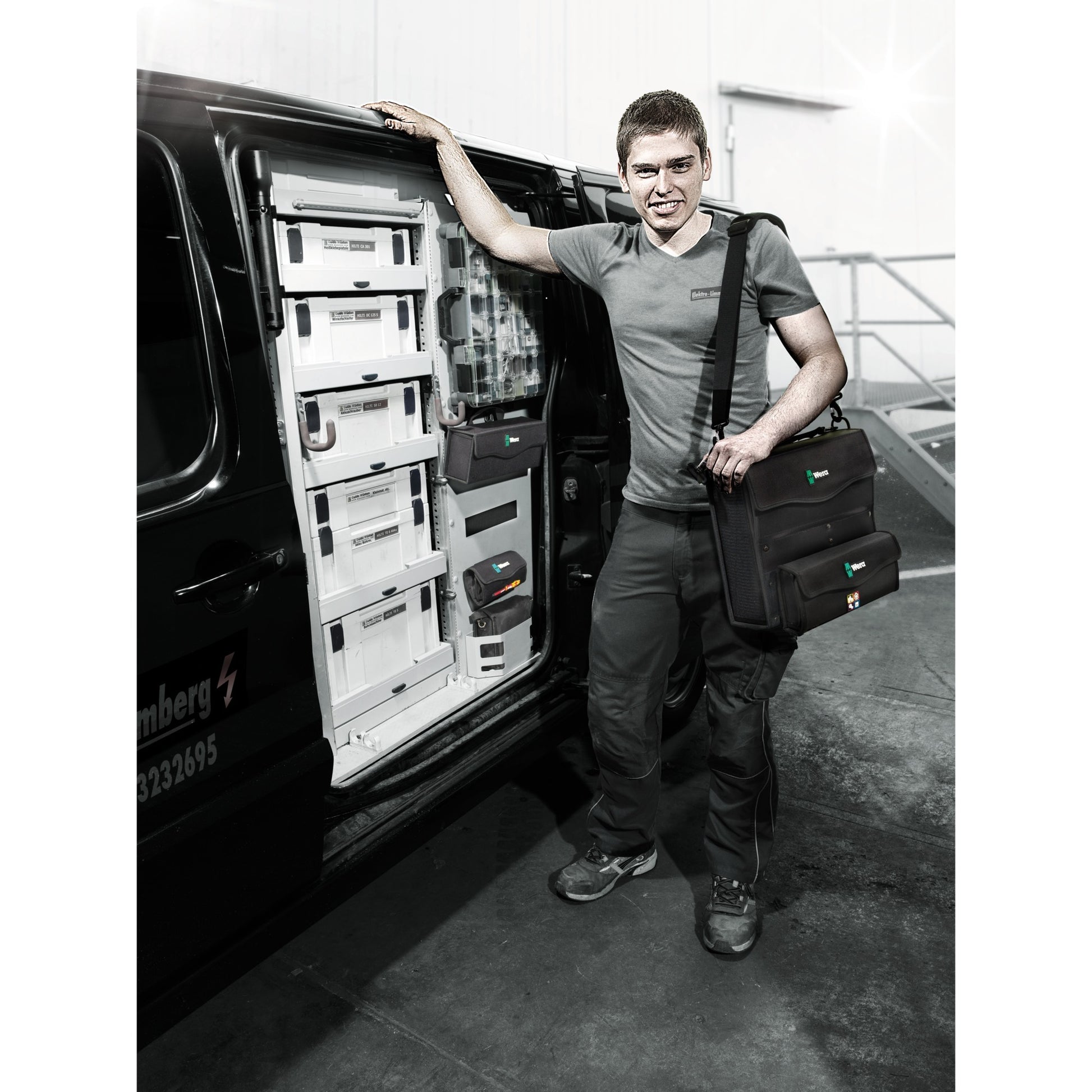 Wera 2go 2 tas (zwart)