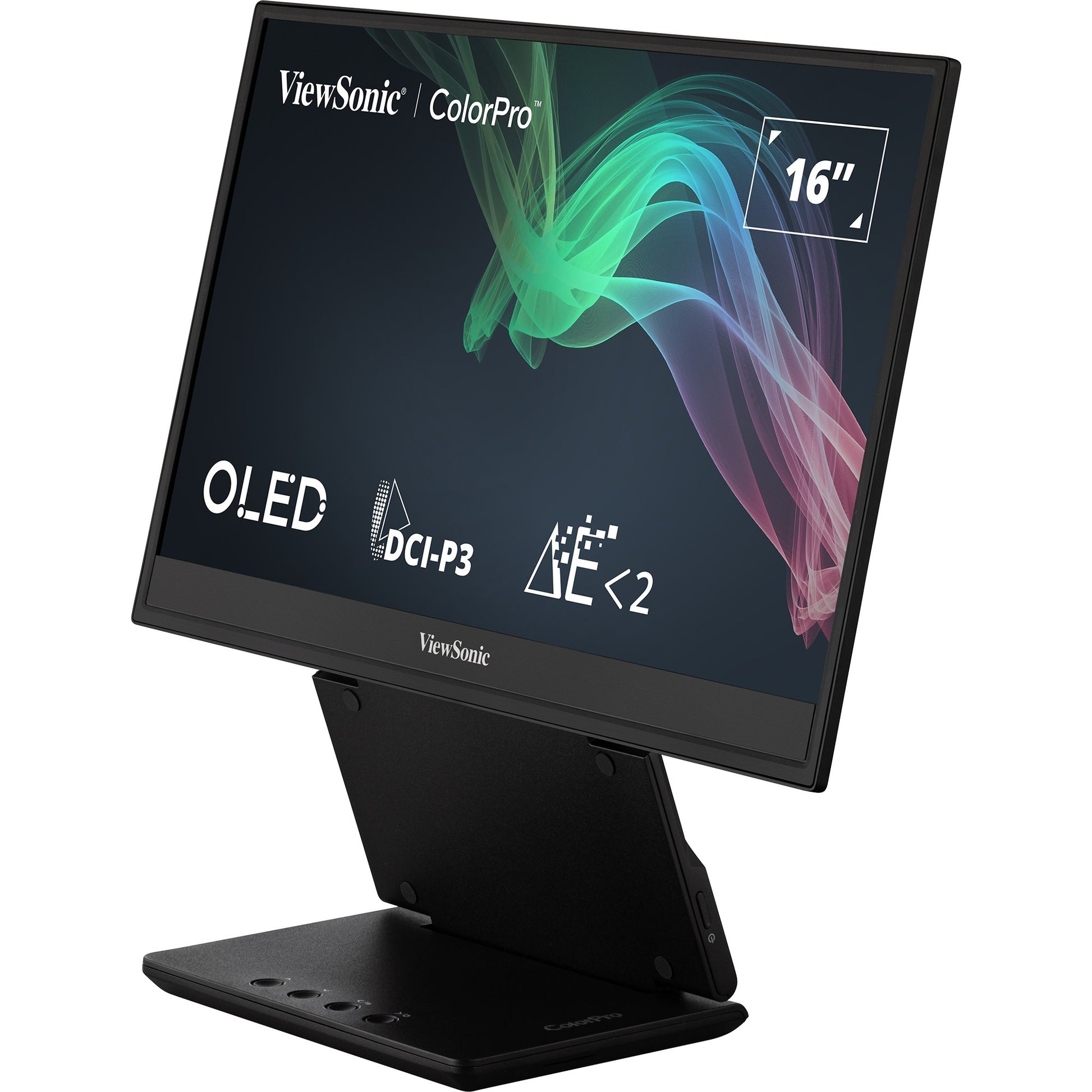 Viewsonic vp16-oled 16 monitor (zwart (mat), 1x micro-hdmi, usb-c, sound)