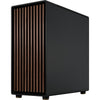 Fractal design north xl midi tower behuizing (zwart houtkleur | 2x usb-a | 1x usb-c | tempered glass)