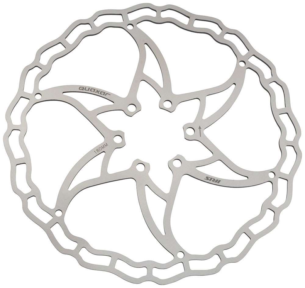 Quaxar iris ultra-lightweight 6-hole disc rotor