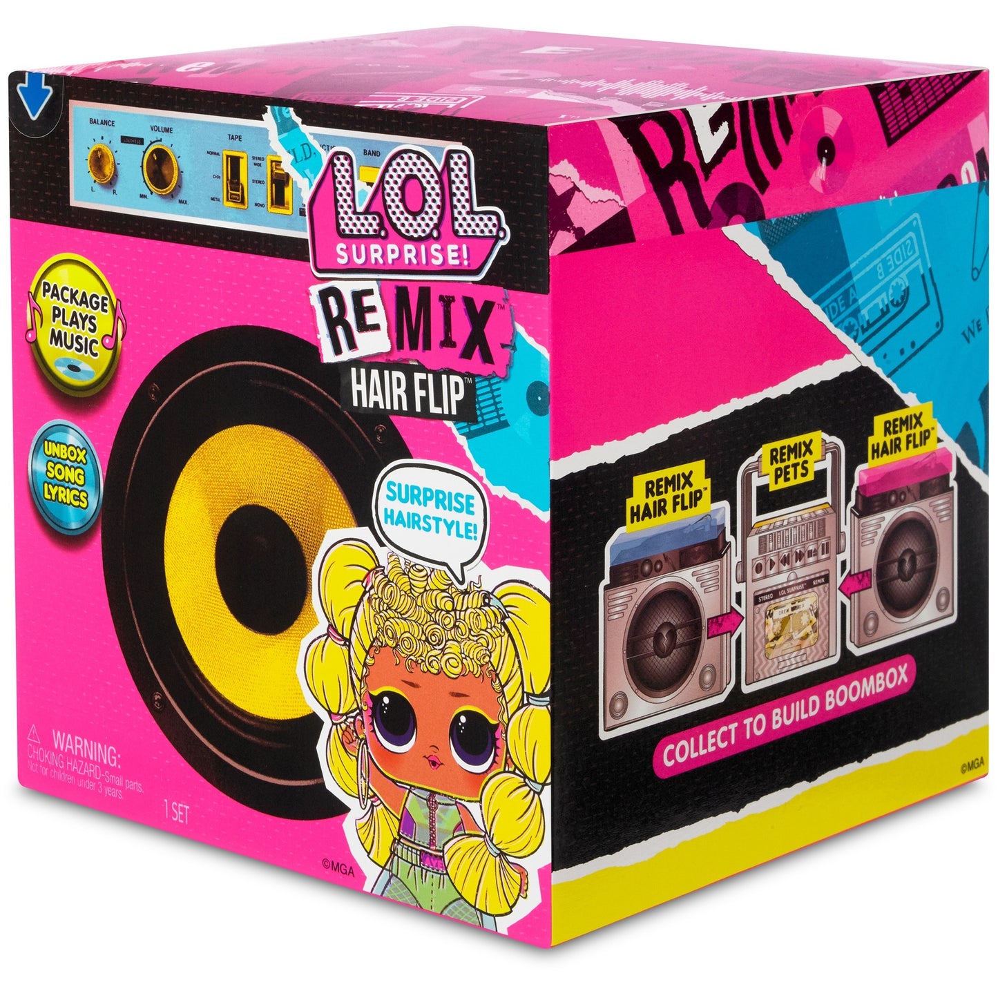 Mga entertainment l.o.l. surprise! - remix hairflip pop (assortiment product)