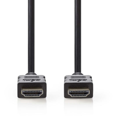 High speed hdmi-kabel met ethernet, 15 meter (zwart, 4k@30hz )