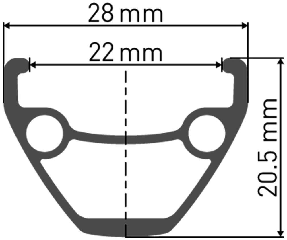 Dt swiss u 533 29 rim | 28 loch