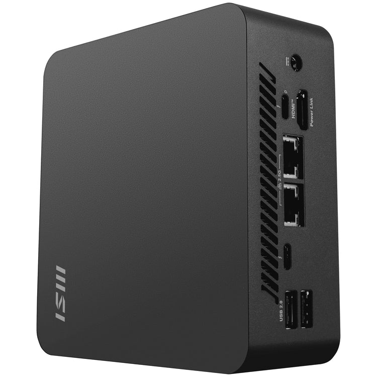 Msi cubi nuc ai+ 2mg-007eu pc-systeem (zwart | core ultra 7 258v | arc graphics 140v | 32 gb | 1 tb ssd)