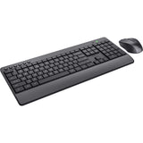 Trust trezo comfort draadloze toetsenbord- en muisset desktopset (zwart, us lay-out (qwerty), 100%) - afbeelding 2