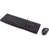 Logitech mk120 desktopset (zwart, eu lay-out (qwerty), rubberdome)