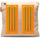 Cozy una teddy 45 x 45 cm draadloos warmtekussen (lichtbeige, powerbank 5000 mah) - afbeelding 3