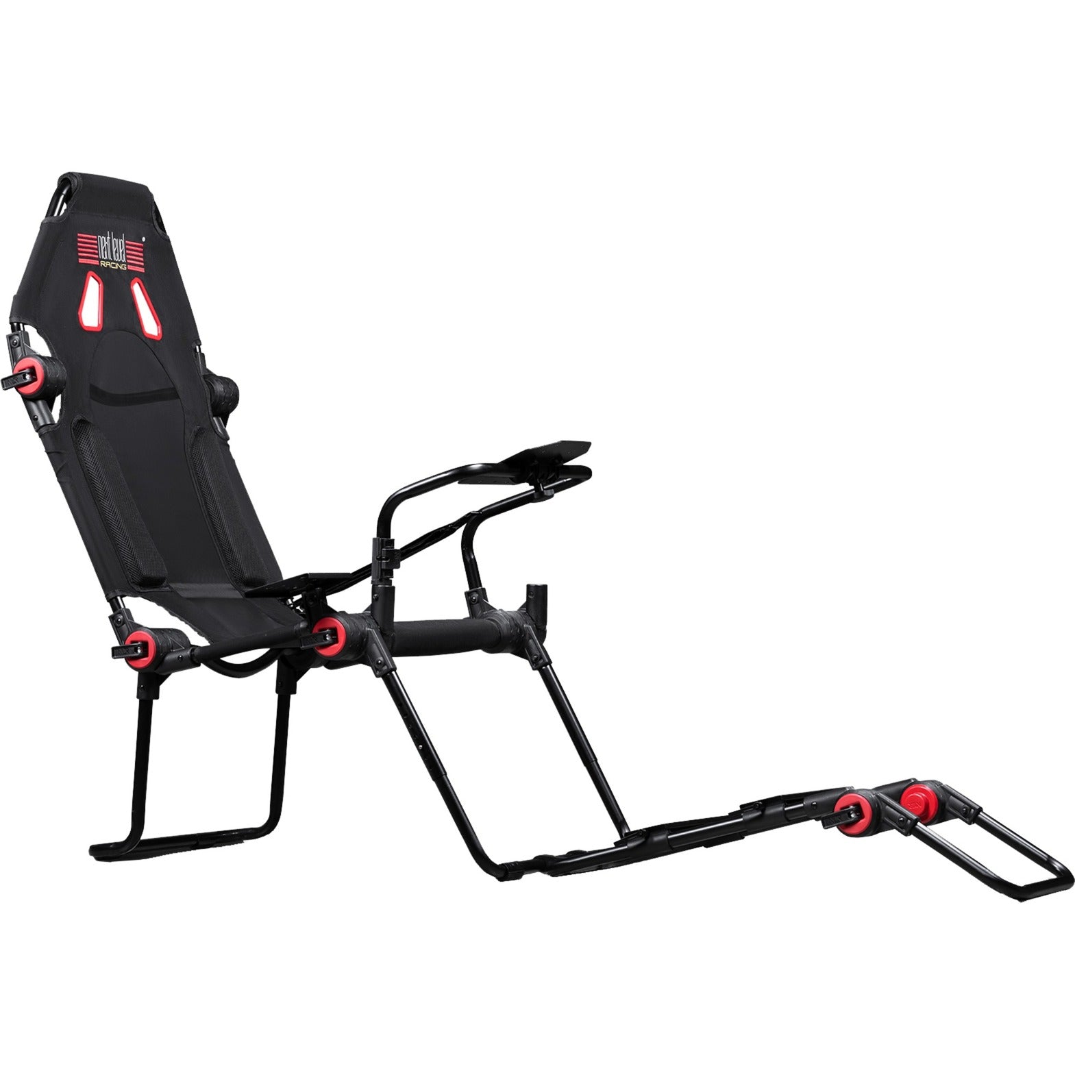 Next level racing f-gt lite foldable racing simulator (zwart rood)