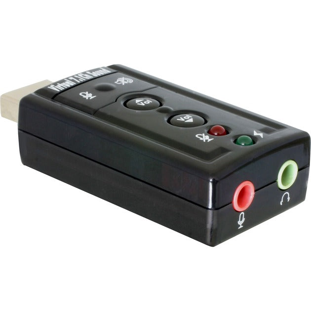 Delock usb sound adapter 7.1 geluidskaart (zwart, retail)