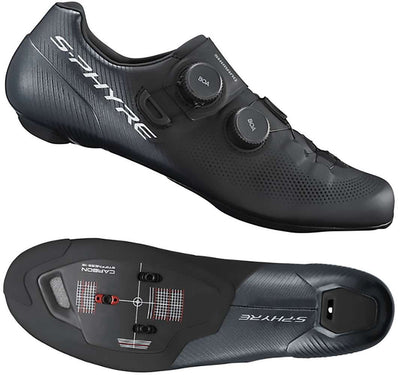 Shimano sh-rc903 s-phyre black - road bike shoes wide