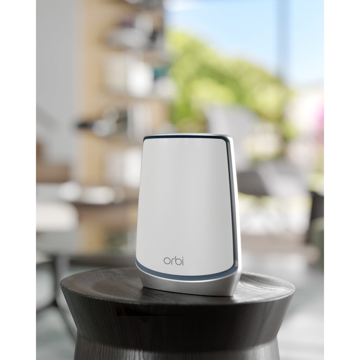 Netgear orbi wifi 6-systeem (rbk852) ax6000 mesh router (wit zilver, 1x router (rbr850), 1x satelliet (rbs850), dekking tot 350 m²)
