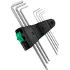 Wera 950 9 hex-plus 1 sb stiftsleutelset, metrisch, verchroomd (9-delig)