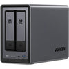 Ugreen nasync dxp2800 (grijs, 2,5gbe, hdmi, usb-c)