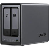 Ugreen nasync dxp2800 (grijs, 2,5gbe, hdmi, usb-c) - afbeelding 1