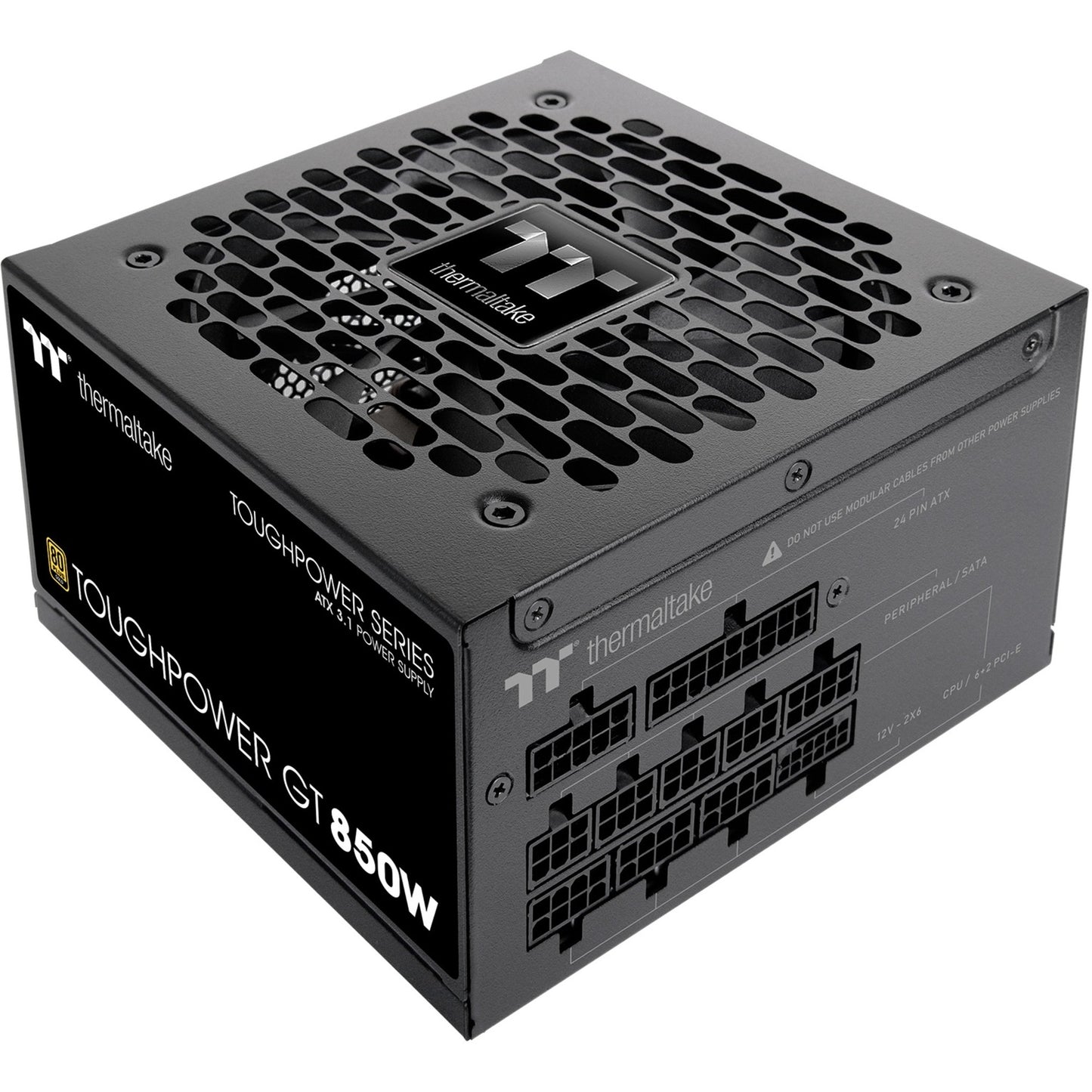 Thermaltake toughpower gt modulaire 850 watt voeding (zwart, 4x pcie)