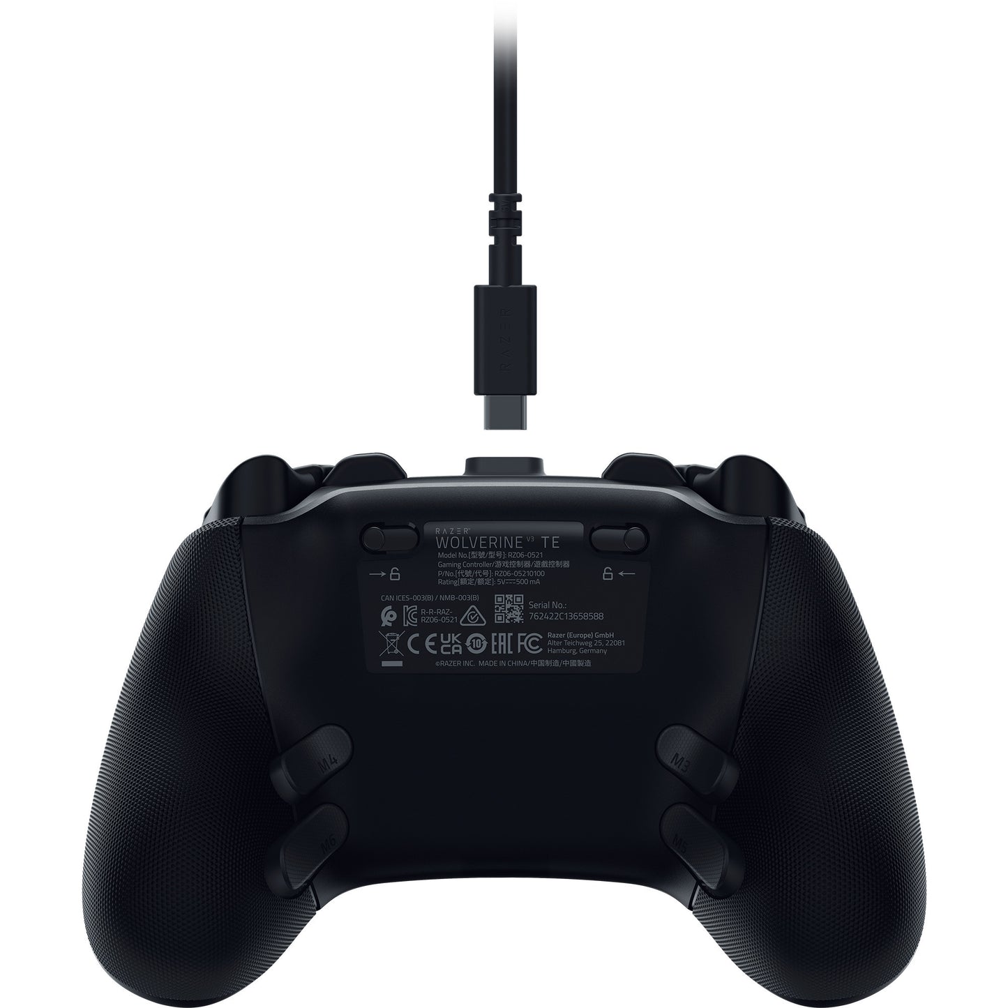 Razer wolverine v3 tournament edition 8k gamepad (zwart, pc)