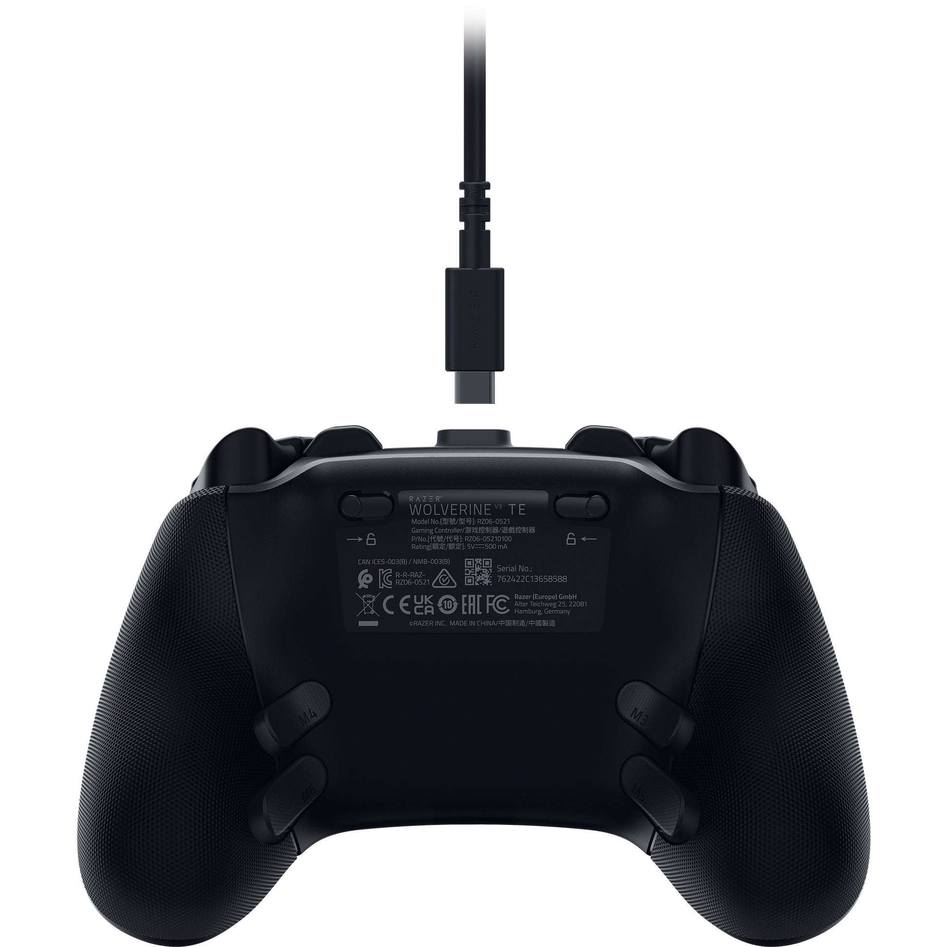 Razer wolverine v3 tournament edition 8k gamepad (zwart, pc)