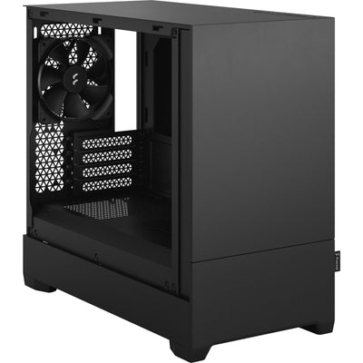 Fractal design pop mini silent black solid midi tower behuizing (zwart | 2x usb-a)