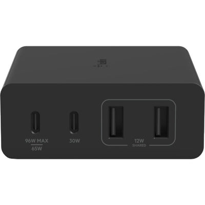 Belkin boostcharge pro 4-poorts gan wandlader (zwart, 108w)