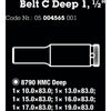 Wera belt c deep 1 doppenset, 1 2 dopsleutel (zwart, 6-delig)
