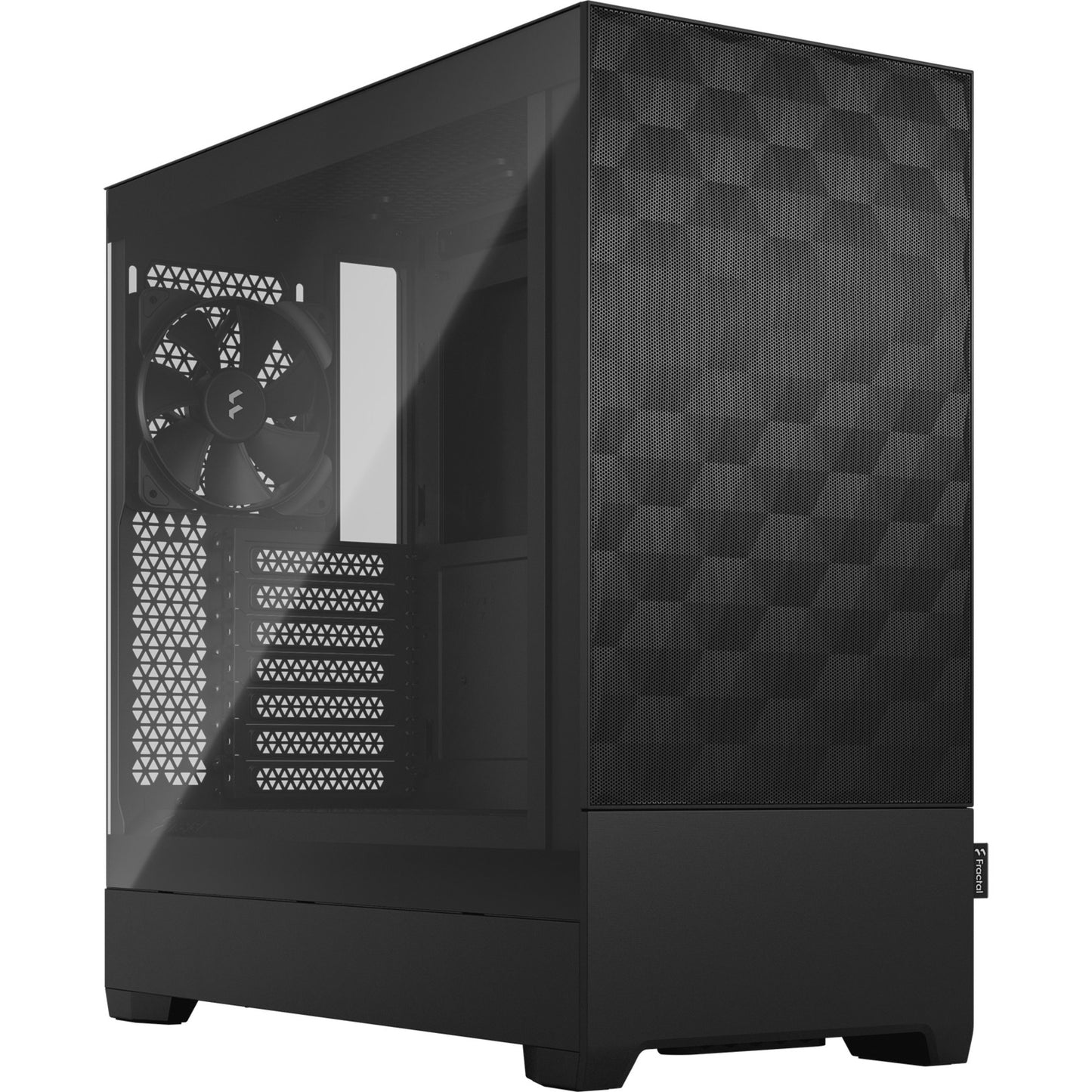 Fractal design pop air midi tower behuizing (zwart | 2x usb-a | tempered glass)