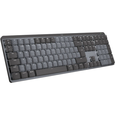 Logitech mx mechanical toetsenbord (zwart, us-international lay-out (qwerty), 100%, bluetooth)