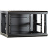 Dsi 6u wandkast met glazen deur - ds6406 server rack (zwart, 600 x 450 x 368mm)