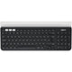 Logitech k780 multi device draadloos toetsenbord (eu lay-out (qwerty), bluetooth)