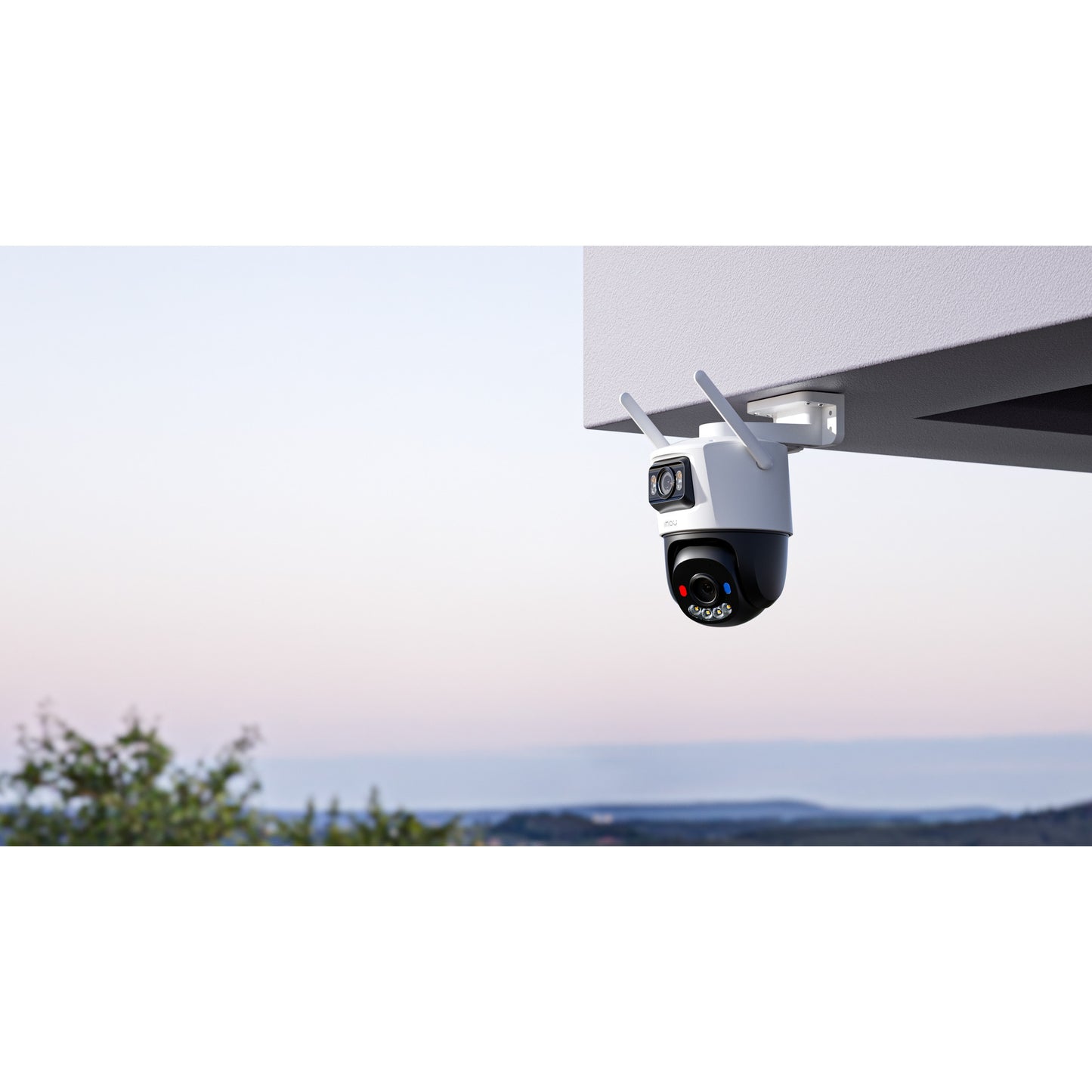 Imou cruiser dual 2 pro beveiligingscamera (wit, 4mp, wifi 6, lan)