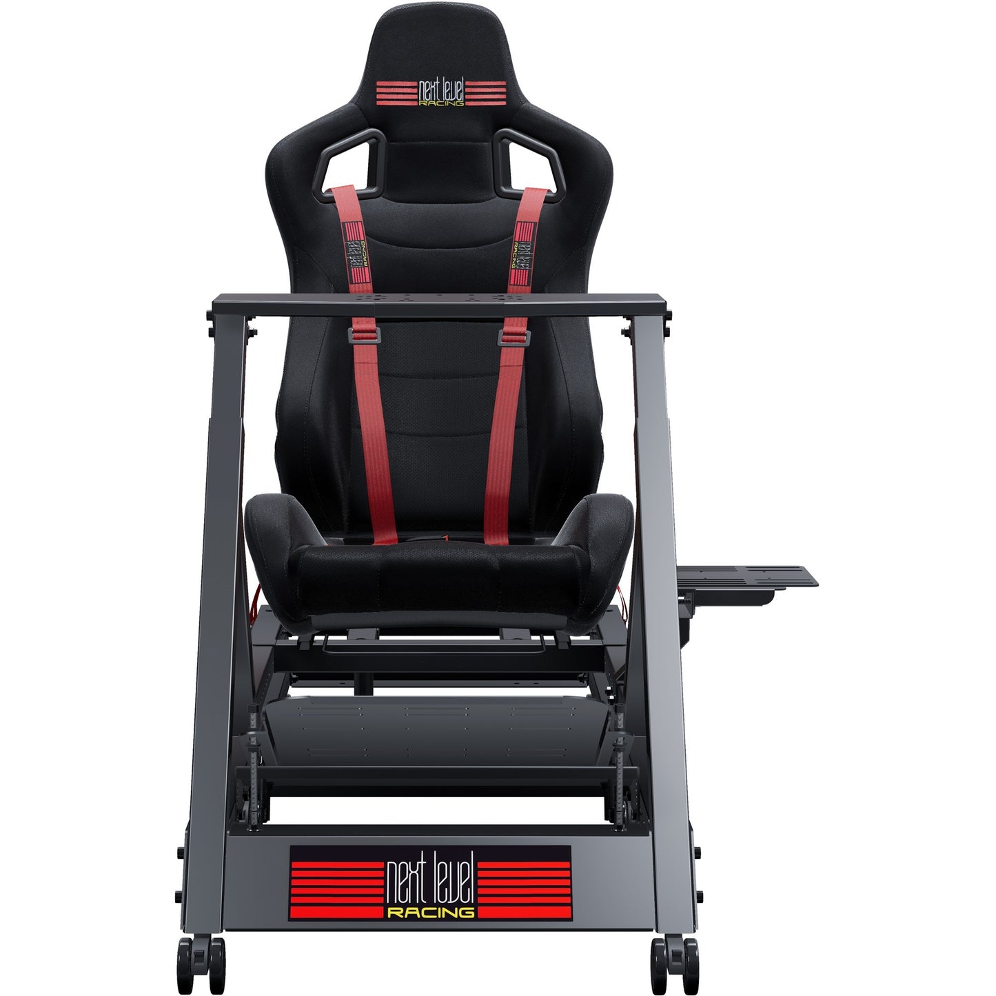 Next level racing gttrack simulator cockpit racing simulator (zwart)