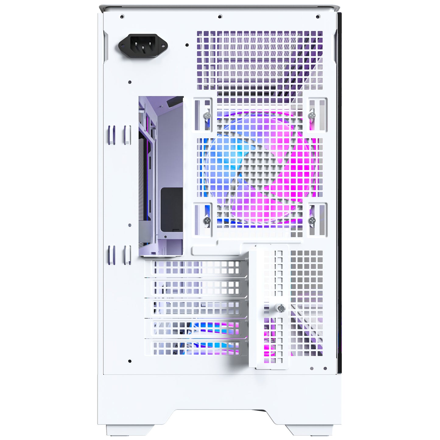 Montech king 15 pro midi tower behuizing (wit | 2x usb-a | 1x usb-c | rgb | window)
