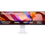 Lg ultrawide 49u950a-w 49 curved monitor (wit, hdmi, displayport, 2x usb-a, usb-c, 144 hz) - afbeelding 1