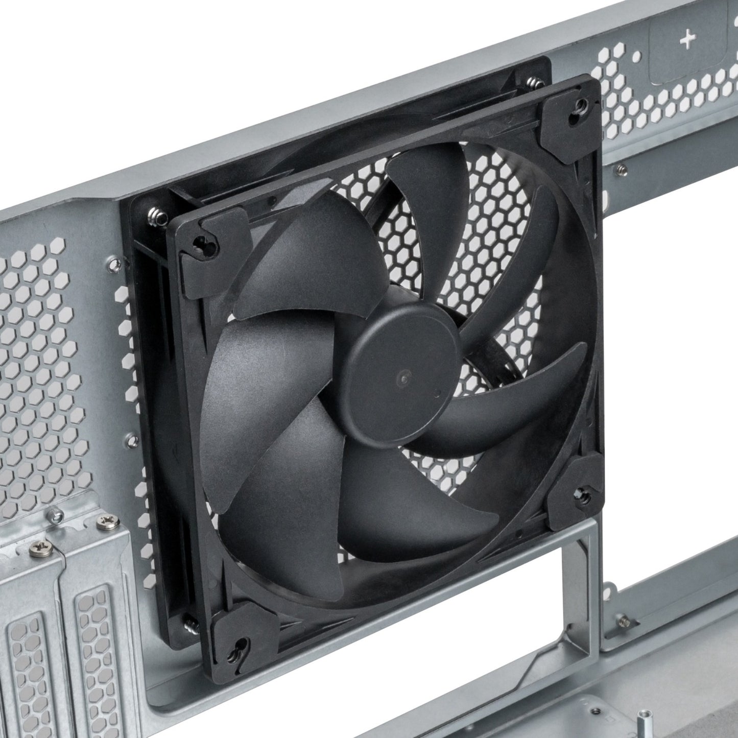 Silverstone rm52 server behuizing (zwart | 2x usb-a | 1x usb-c)