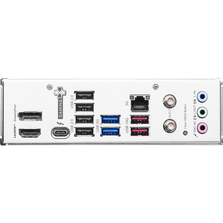 Msi b860 gaming plus wifi socket 1851 moederbord (raid, 5gb-lan, wi-fi 7, bt, sound, atx)