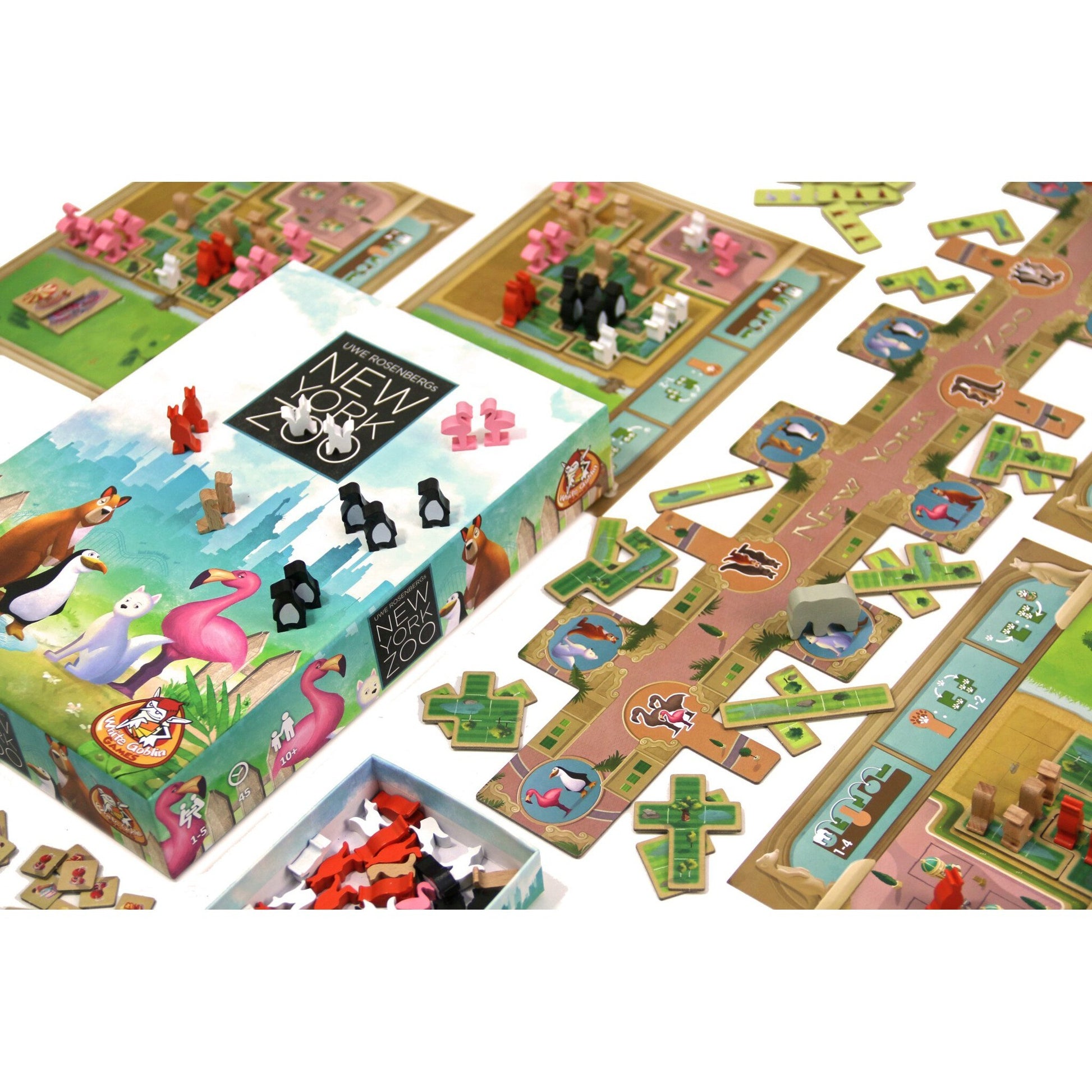 White goblin games new york zoo bordspel (nederlands, 1 - 5 spelers, 30 minuten, vanaf 10 jaar)