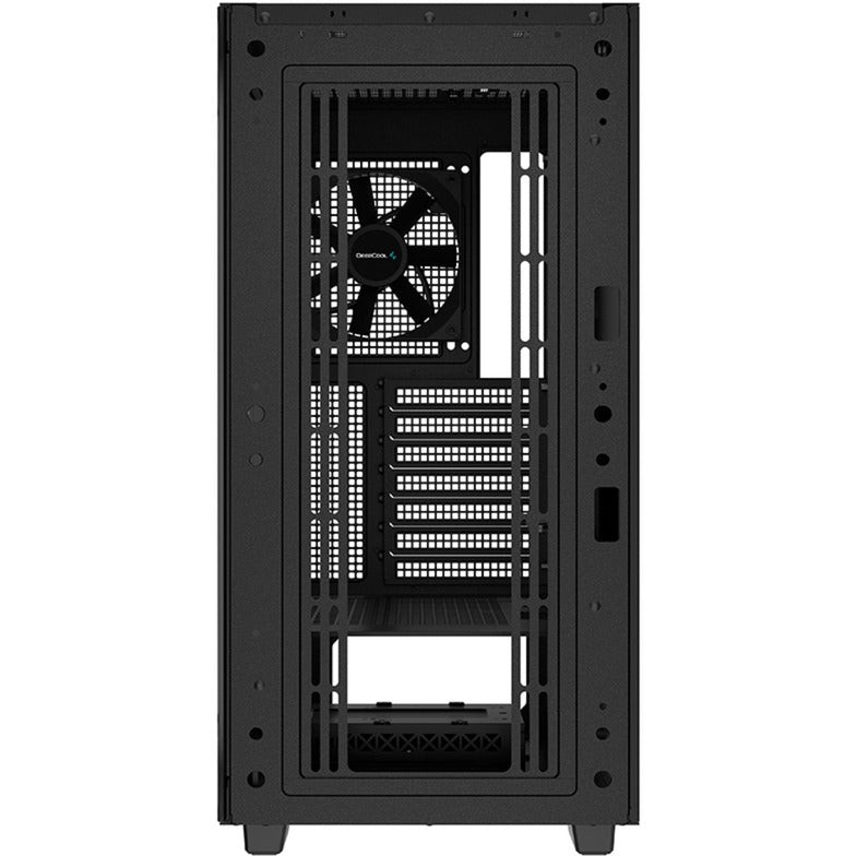 Deepcool ch510 midi tower behuizing (zwart | 2x usb-a | tempered glass)