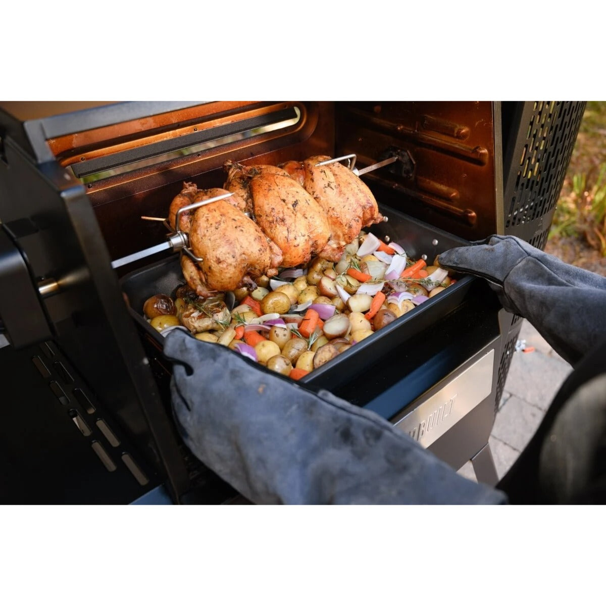 Masterbuilt ® gravity series™ rotisserie draaispit – voor perfect langzaam gegaard vlees
