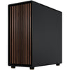 Fractal design north xl midi tower behuizing (zwart houtkleur | 2x usb-a | 1x usb-c)