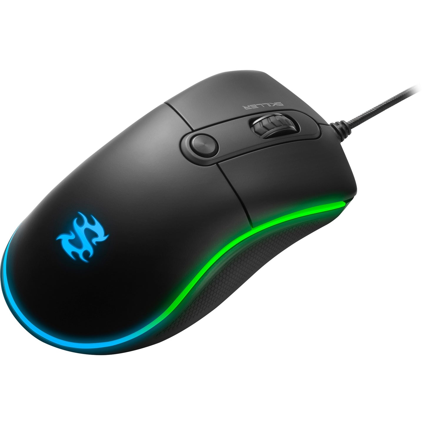 Sharkoon skiller sgm2 optische gaming muis (zwart, 400 - 6400 dpi, rgb leds)