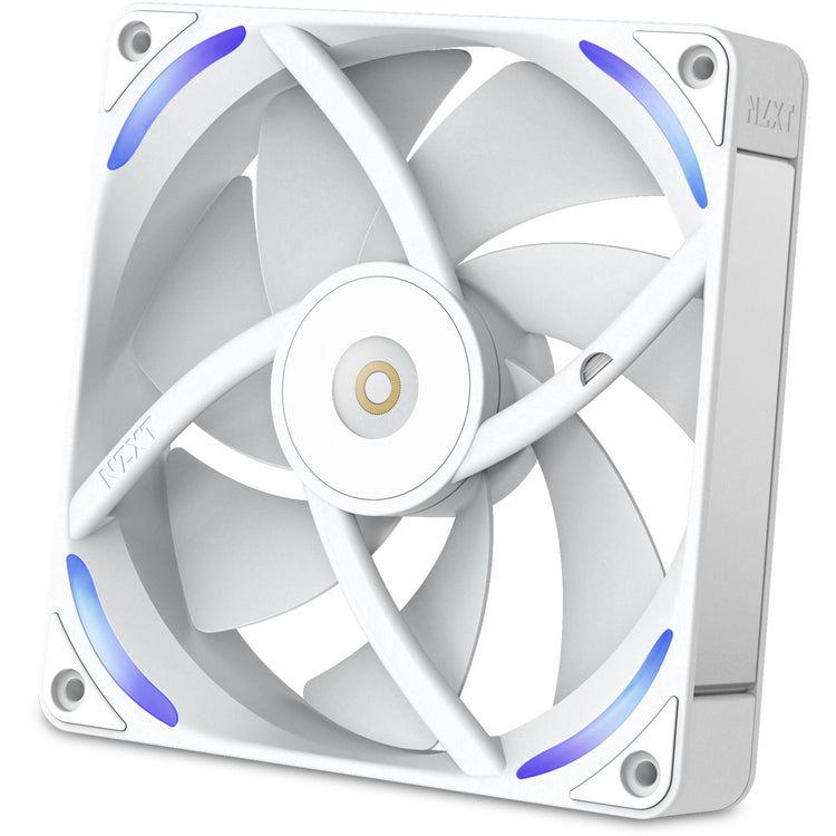 Nzxt f140x rgb case fan (wit, 140 x 140 x 30 mm, pwm)