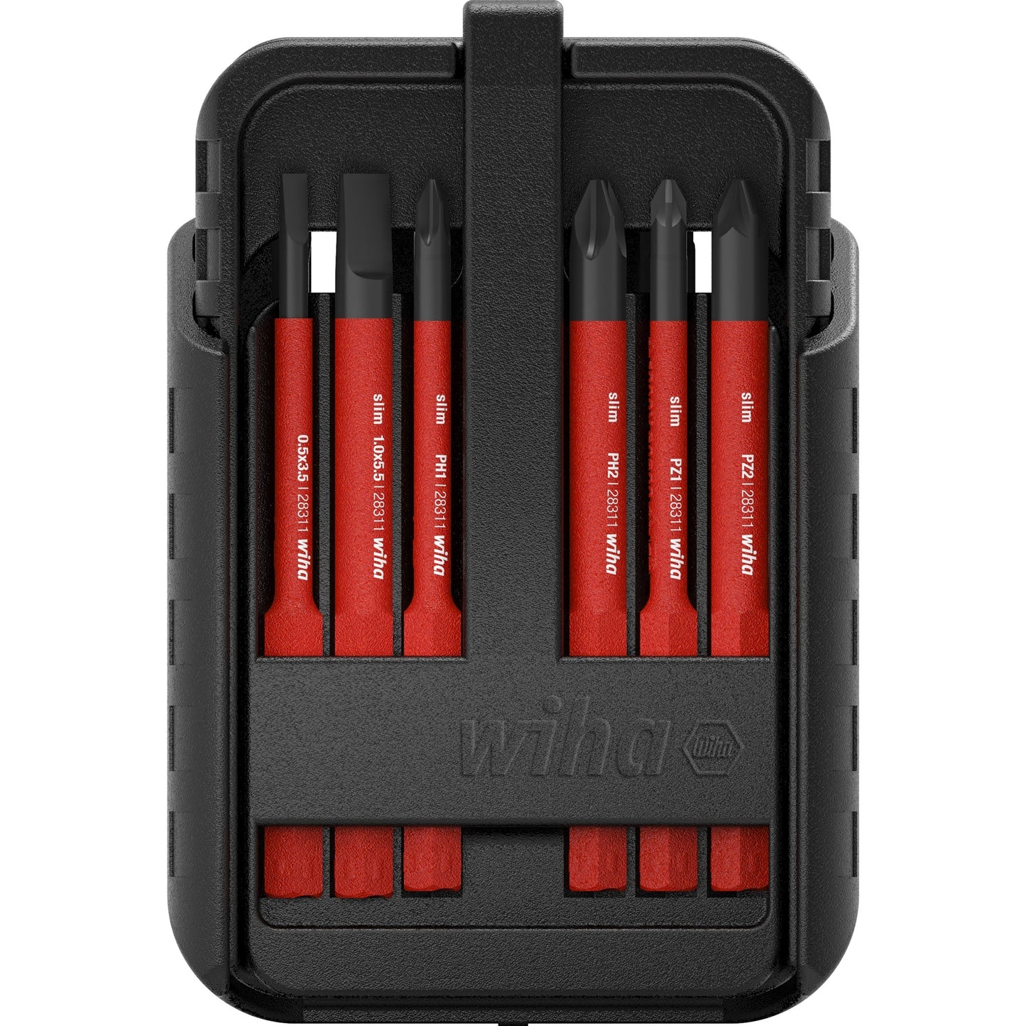 Wiha sb 2831b951 slimbit box bitset (rood)