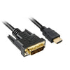 Sharkoon hdmi > dvi-d adapter (zwart, 5 meter, dual-link)