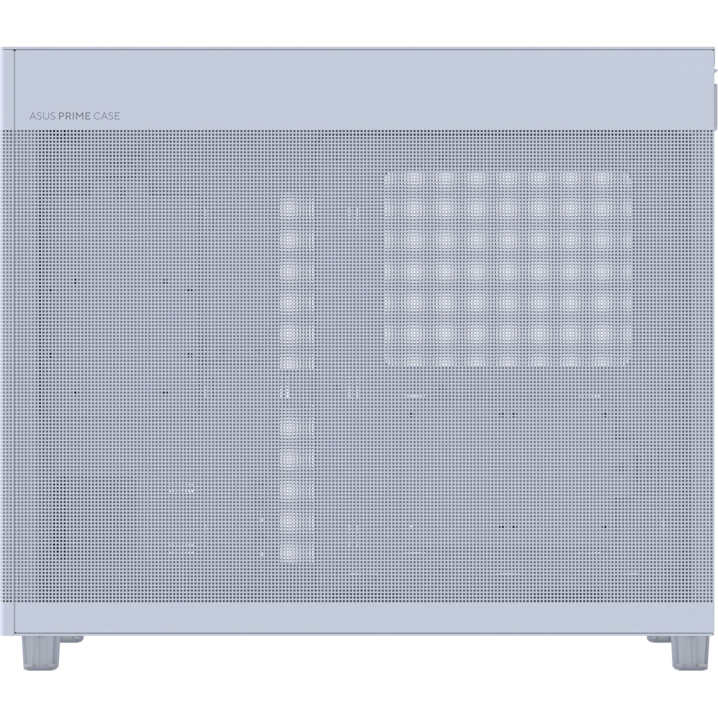 Asus prime ap303 - mesh panel midi tower behuizing (wit | 2x usb-a | 1x usb-c)