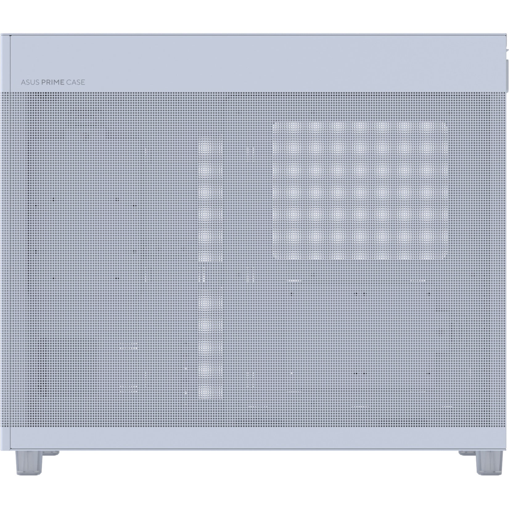 Asus prime ap303 - mesh panel midi tower behuizing (wit | 2x usb-a | 1x usb-c)