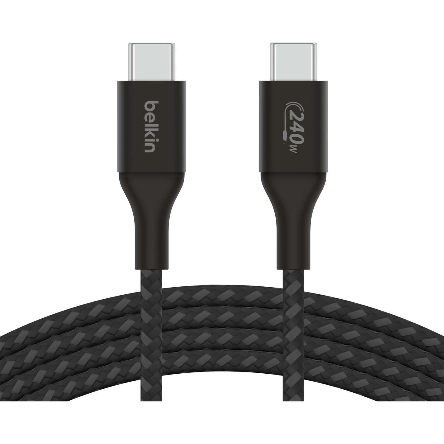 Belkin boostcharge usb-c > usb-c kabel (zwart, 1 meter, 240 w)