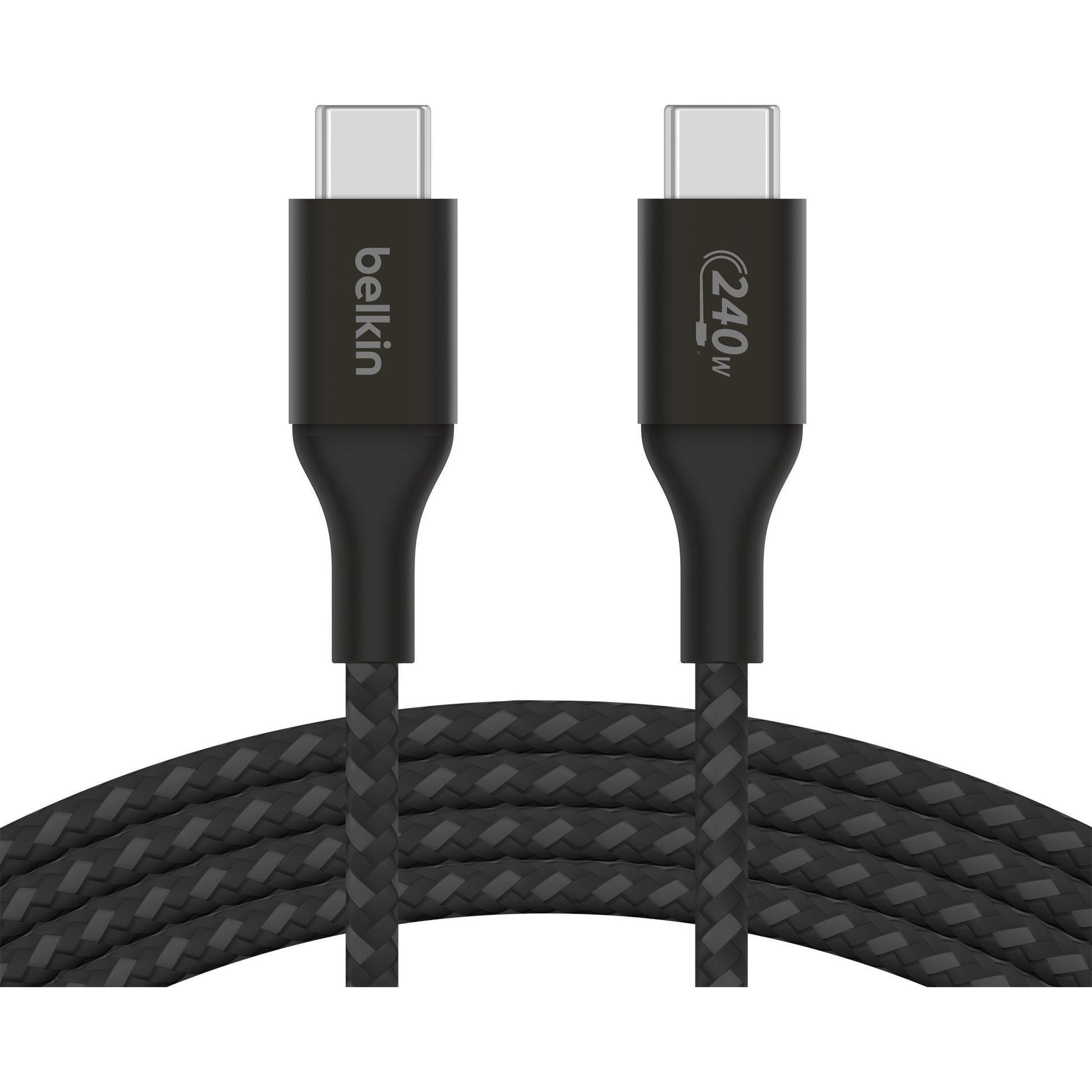 Belkin boostcharge usb-c > usb-c kabel (zwart, 1 meter, 240 w)
