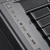 Silverstone cs382 mini tower behuizing (zwart | 2x usb-a | 1x usb-c)