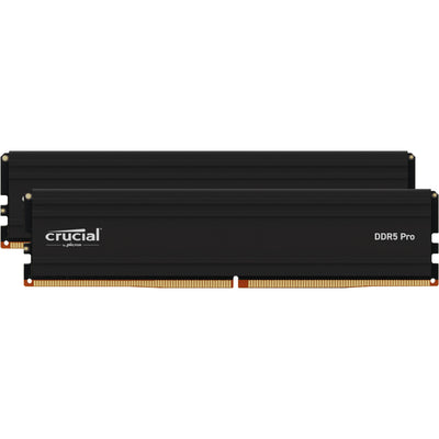 Crucial 32 gb ddr5-5600 (2x 16 gb) werkgeheugen (zwart, cp2k16g56c46u5)