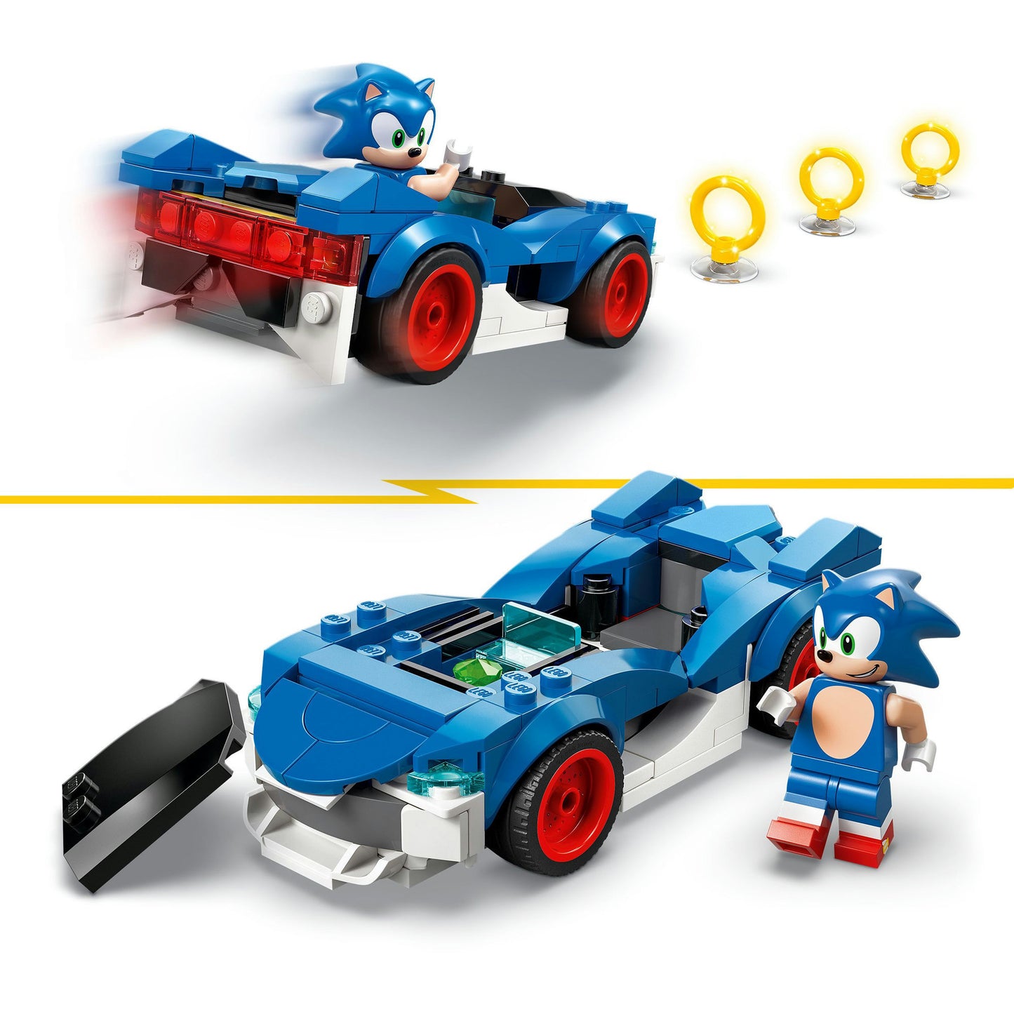 Lego sonic the hedgehog 77117 sonics auto: speed star lightning
