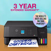 Epson ecotank et-2922 all-in-one inkjetprinter (zwart, scannen, kopiëren, wi-fi, inclusief tot 3 jaar inkt, c11cl63416)